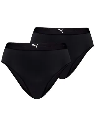 Puma High Waist Brazilian Briefs slip Zwart,Rood,Geel