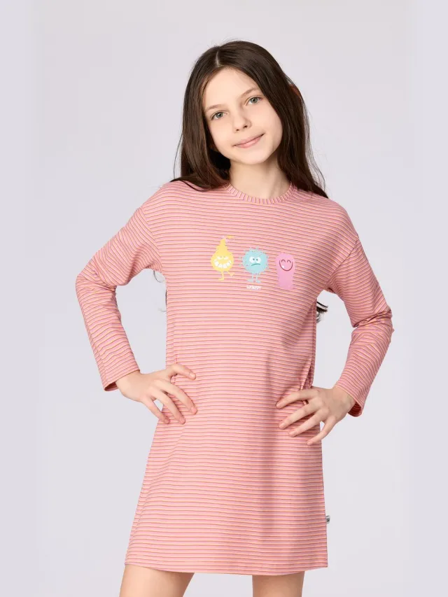 Woody Slaapkleedje - Multicolor gestreept - 6 jaar