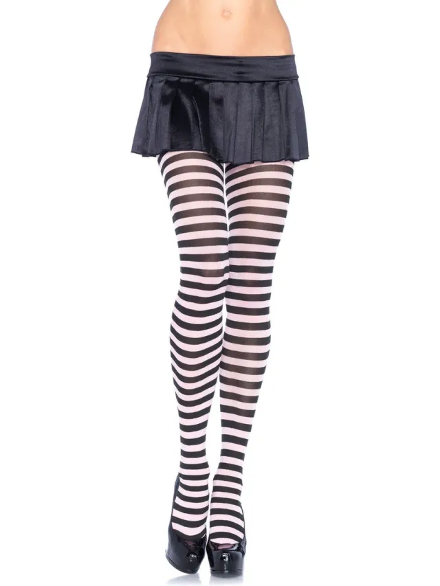 Leg Avenue Panty - Zwart wit