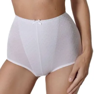 sassa Dot Jacquard Shaping slip wit Wit,Beige