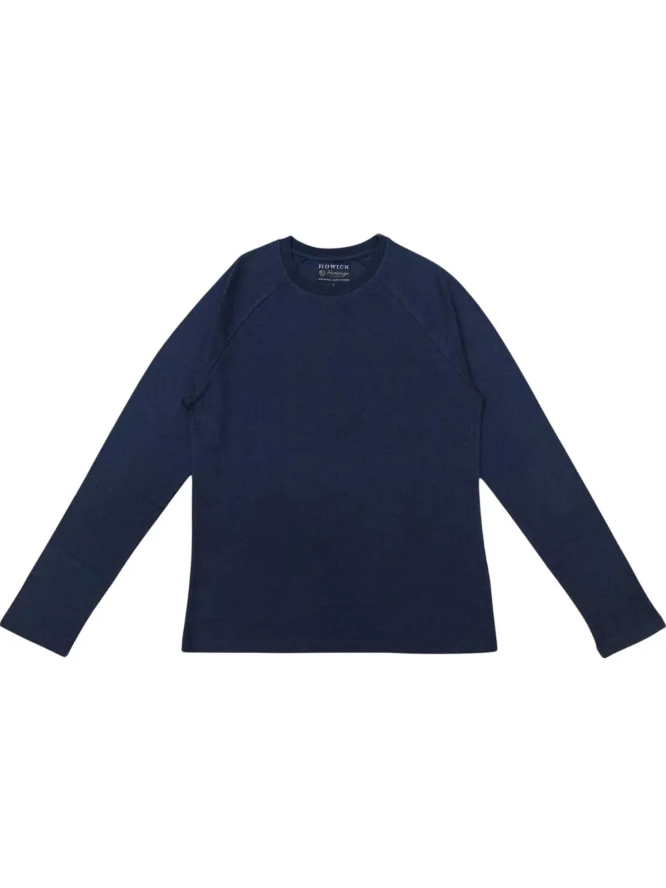 Howick Lange pyjamaset voor heren met effen print, ronde hals en lange mouwen (Marine), foto 2