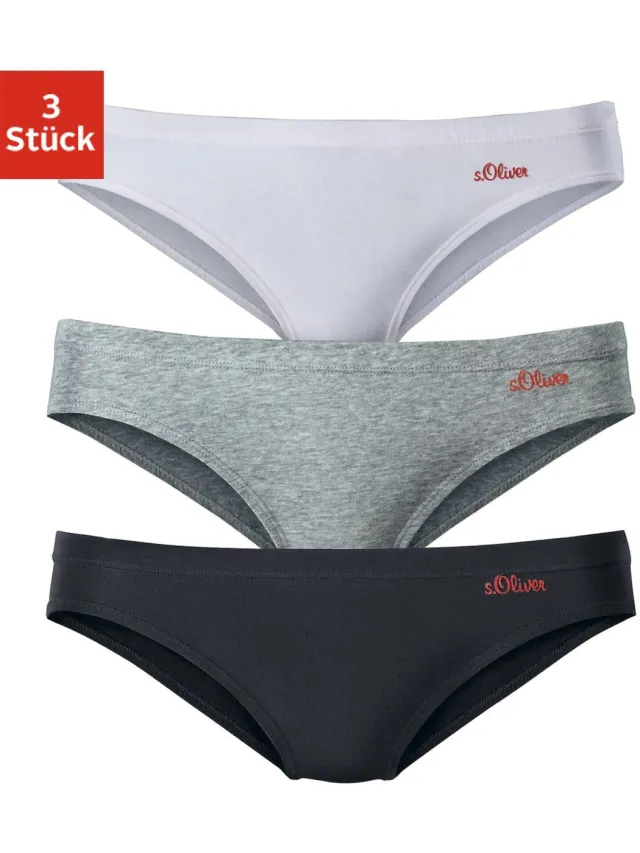 Bikinislip grijs, zwart en wit, foto 2