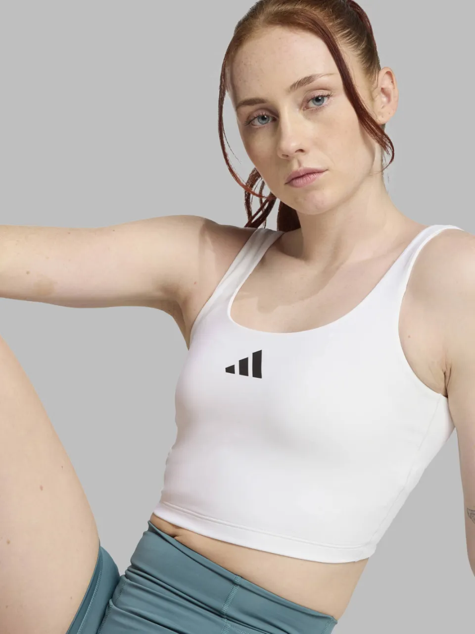 Adidas Performance sporttop light support Optimé wit, foto 7