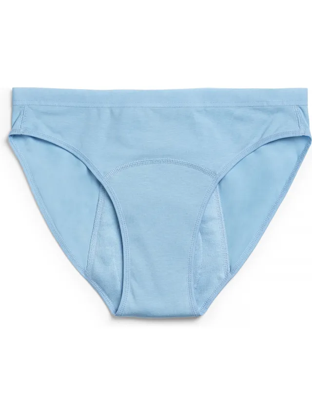 ImseVimse Imse - tiener menstruatieondergoed - period underwear Bikini - hevige menstruatie - S - 158/164 - licht blauw