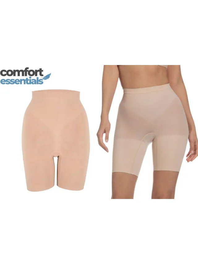 Comfort Essentials Corrigerend Ondergoed – High Waist Short – Nude - XL- Dames Ondergoed – Shapewear Dames – Dames Short - Thinstincts Corrigerende Short