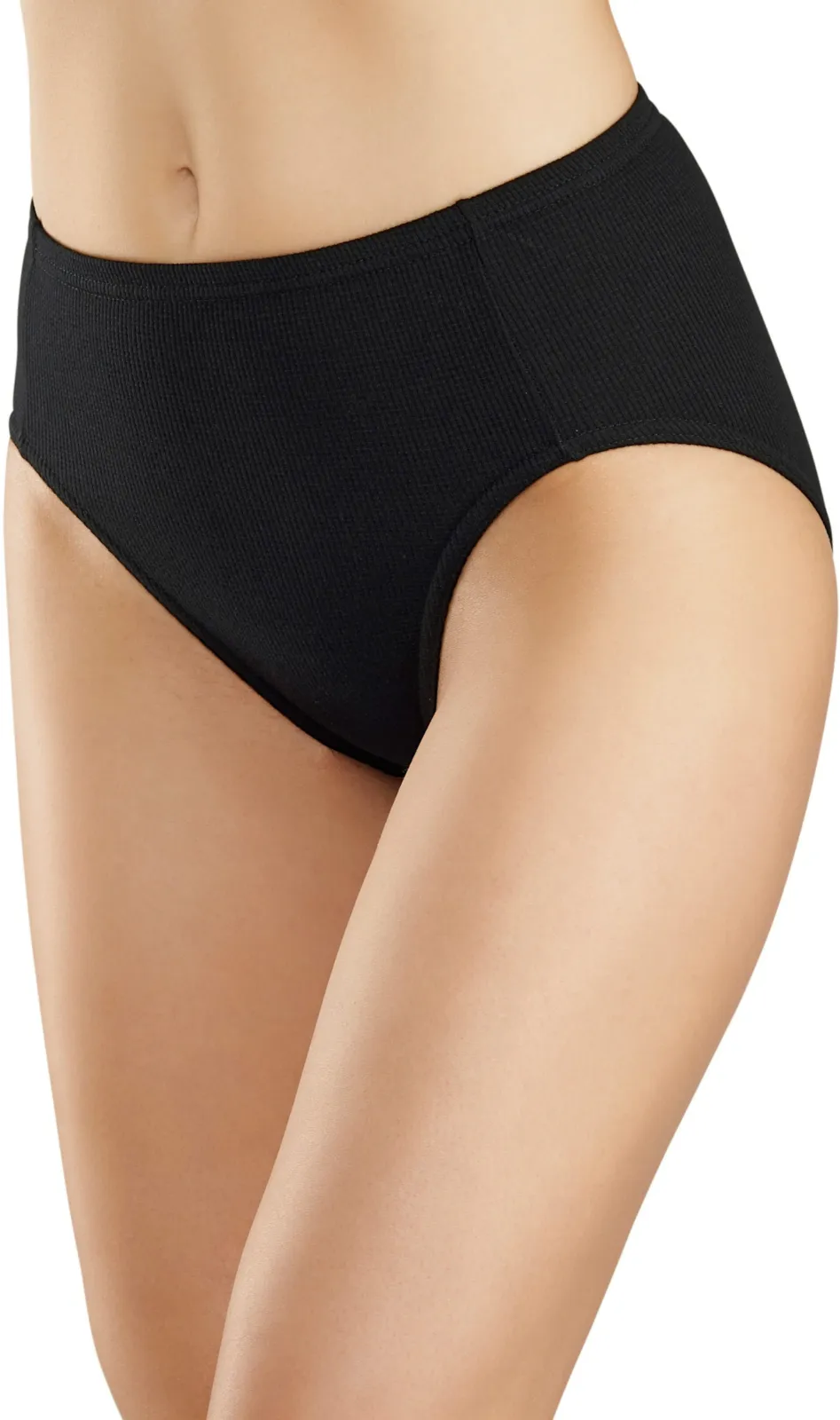 Jazz-pants slips zwart