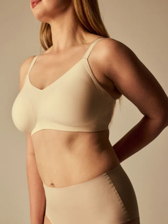 Penti Gewatteerde Gebreide Bralette Steen
