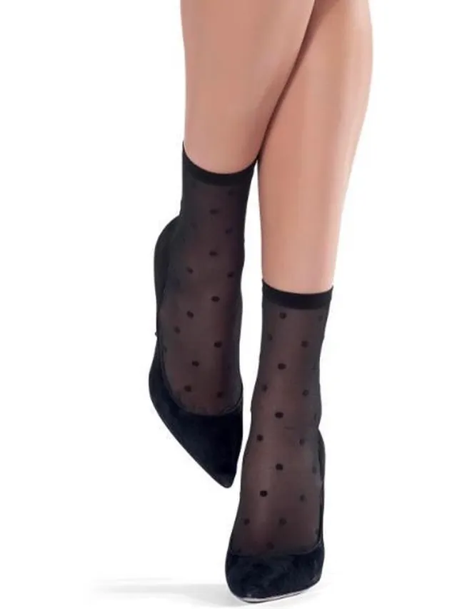 Oroblu Demi-Bas Cloe 20 Pantysokje - Kleur Zwart - Maat One size