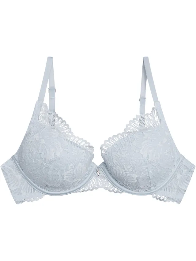 ESOTIQ Blueberry - Push-upbeha - Lichtblauw - 80D - Kanten cups