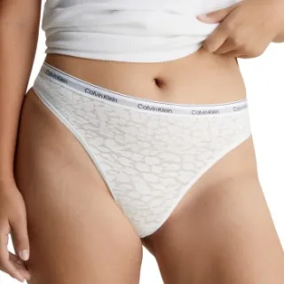 Calvin Klein Lace string wit Zwart,Wit,Roze