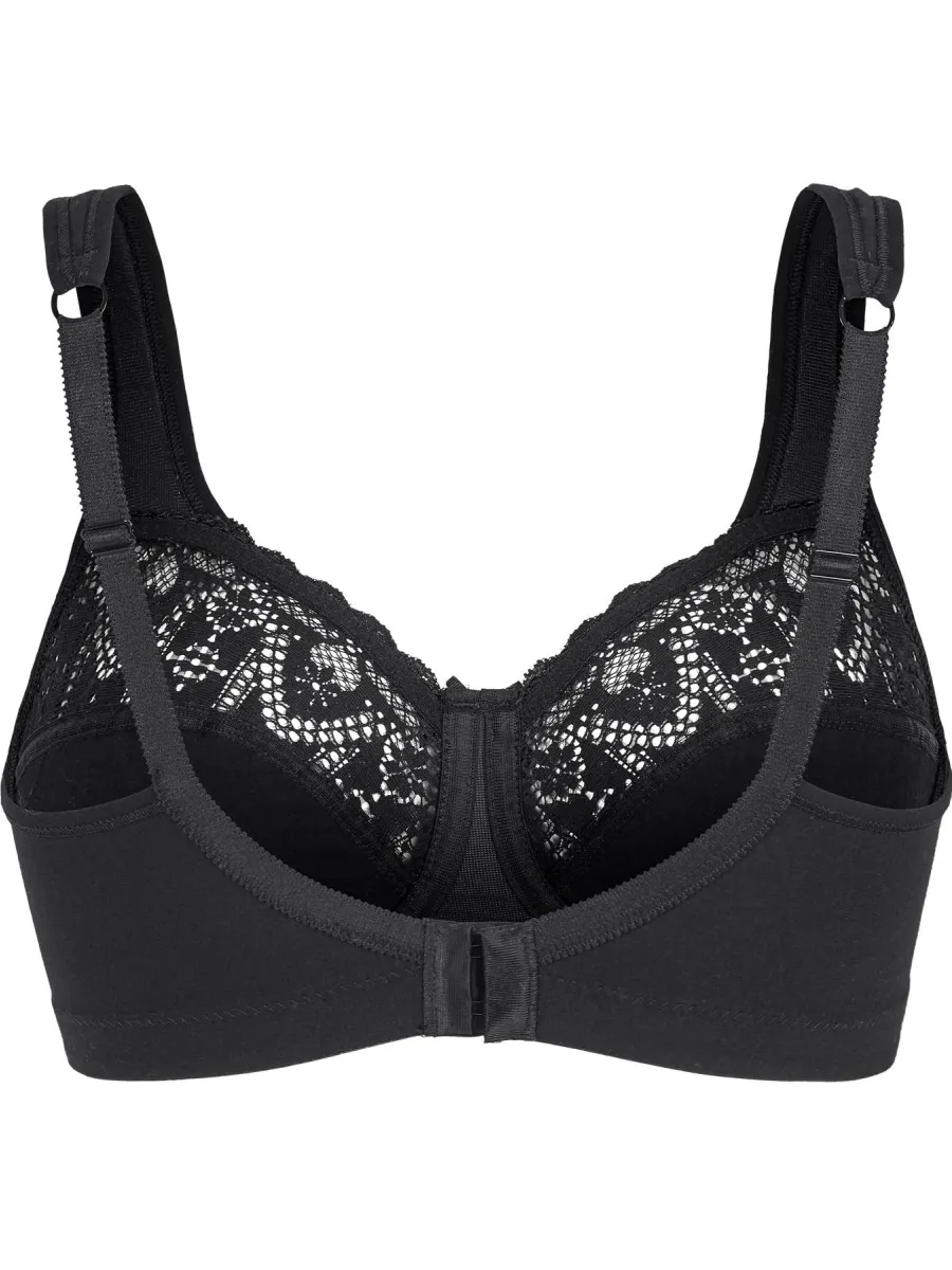 Swegmark True Beauty katoenen bh zonder beugel zwart, foto 3