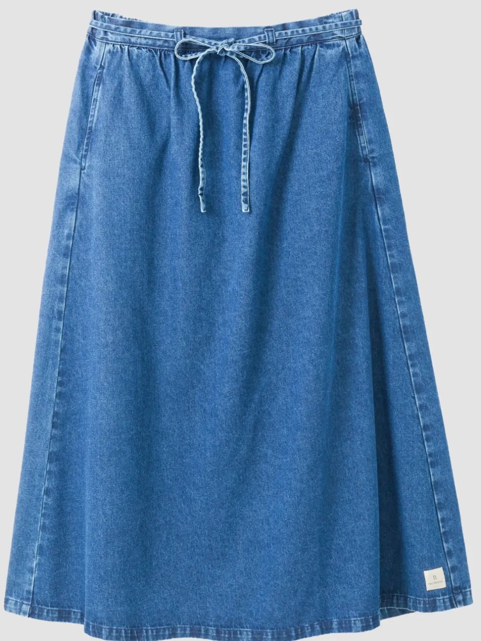 recolution dames vegan Spijkerrok Resellia Blauw, foto 2