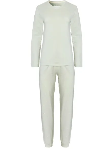 By Louise Dames pyjama set lang mint Groen