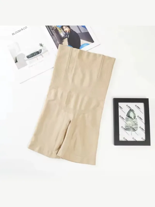 CHPN Shapewear - Corrigerend ondergoed - High-Waist - Met korte pijpjes - Beige - Corrigerend ondergoed - Shape wear - Shapen - Boxtershort - Corrigerend ondergoed met korte pijpjes