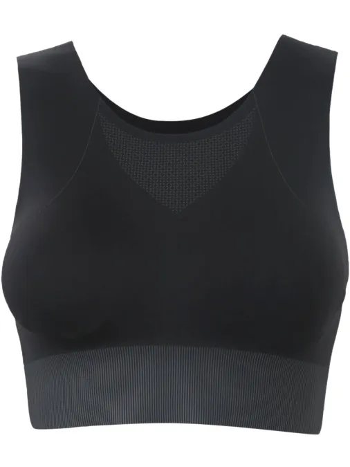 straede sport-bh zwart