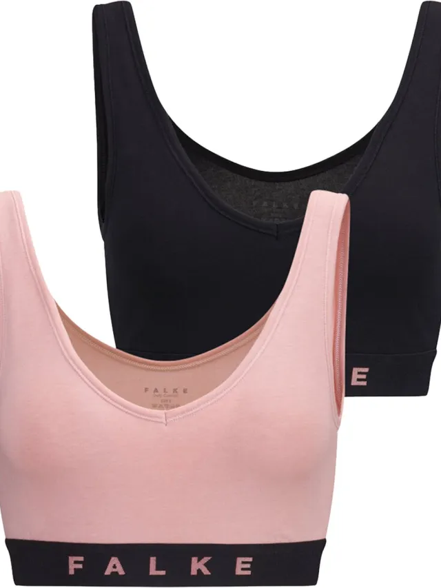 Falke Damen Daily Comfort Multipack ademend katoen beha dames sortiment veelkleurig 0030