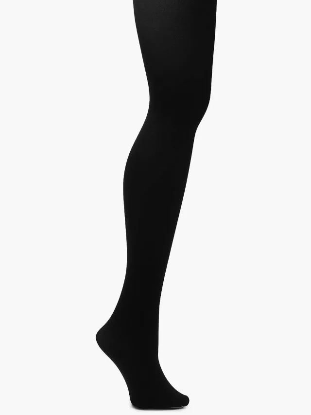 boohoo Dames Plus 100 Denier Panty's Zwart