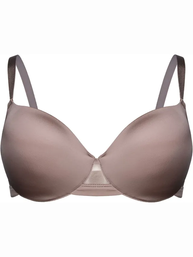 ESOTIQ Pure - Beha - 85C - Voorgevormde cups - Met beugel Lichtbruin