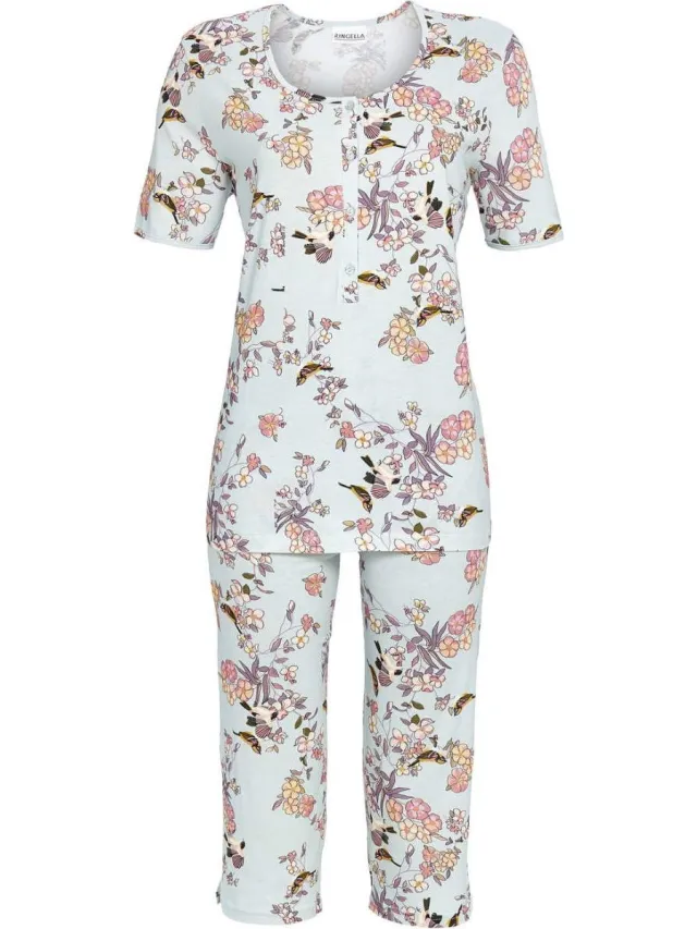 Ringella Flowers Birds – Pyjama – 5211237 – Powder Blue –