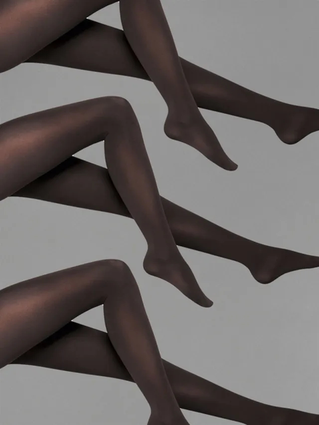 Wolford Velvet de Luxe 66 3-Pack - black