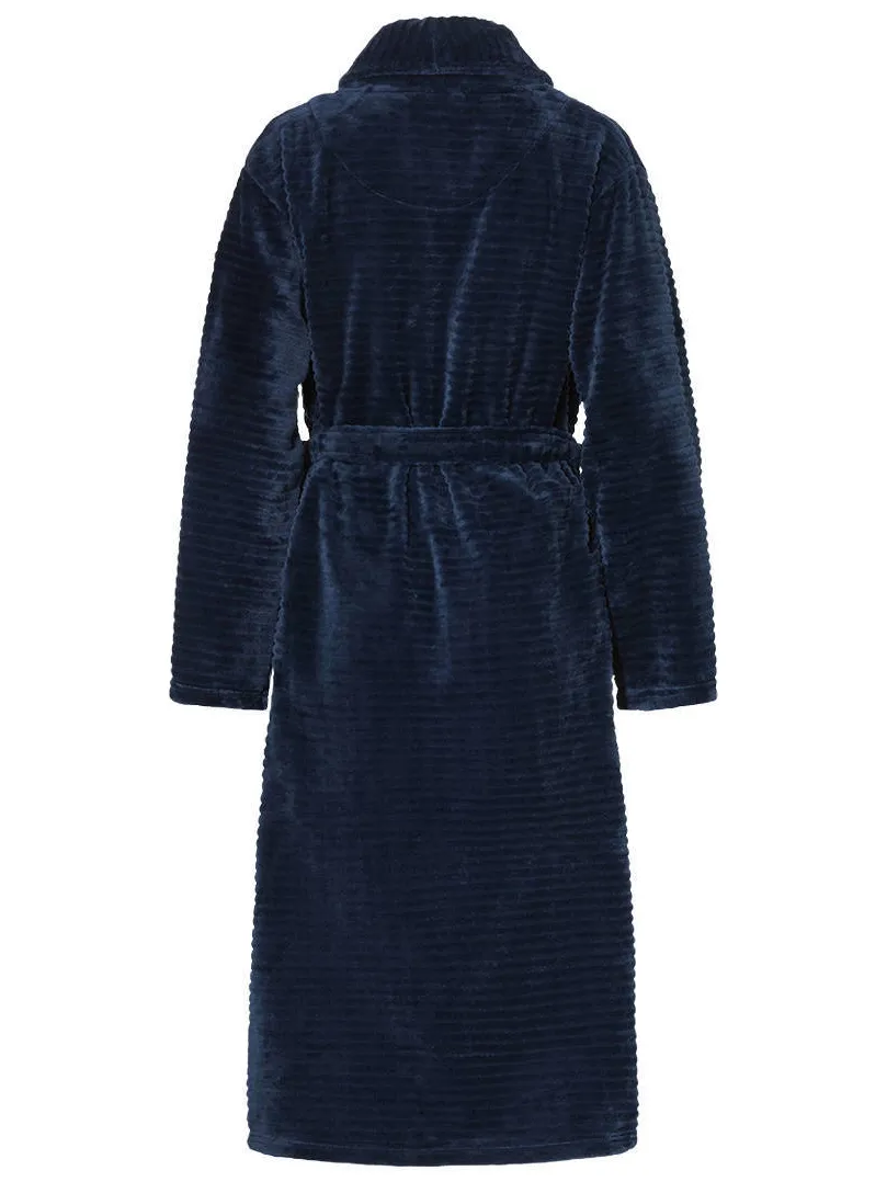 Ten Cate fleece badjas - donkerblauw, foto 2
