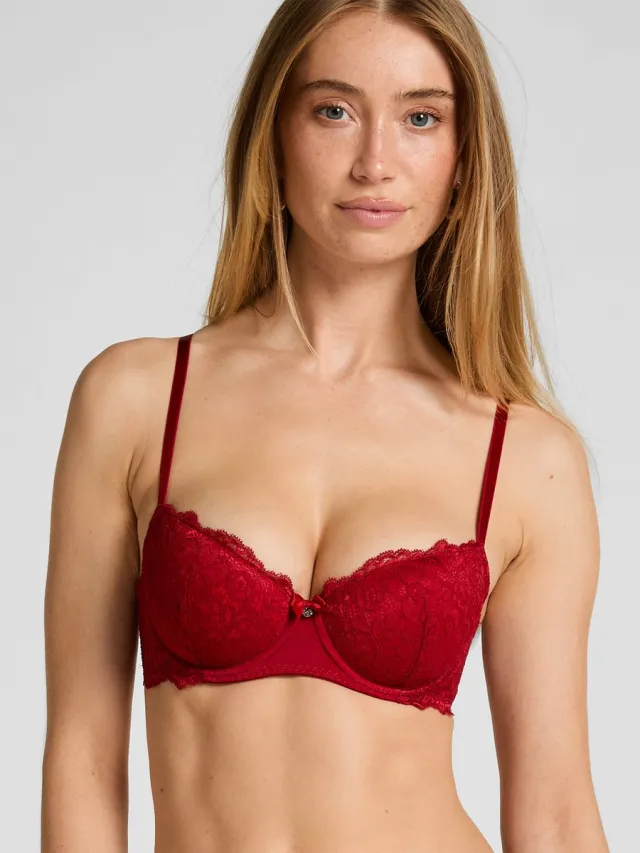 Hunkemöller Marine Padded Underwired Bra Rood