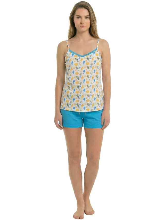 Kisses&Love Kisses And Love KL45200 pyjamaset blauw Wit