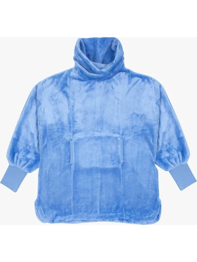 Lords & Lilies lordsxlilies Dames Poncho hemels blauw-one size