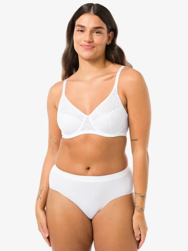 HEMA Dameshipster naadloos micro wit