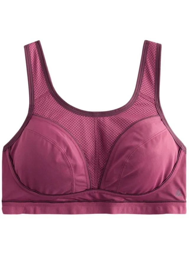 Next Dames - Active high-impact Dry Tech B-G beha zonder vullingen - Paars Berry