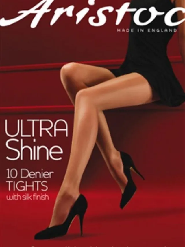 Aristoc Panty - Glans - UltraShine - 10 Den. - Medium - Zwart