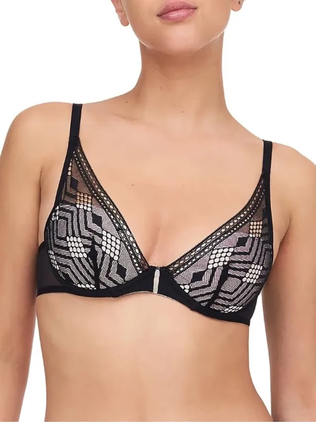Passionata Ondine - Plunge bh - Zwart - P48J90