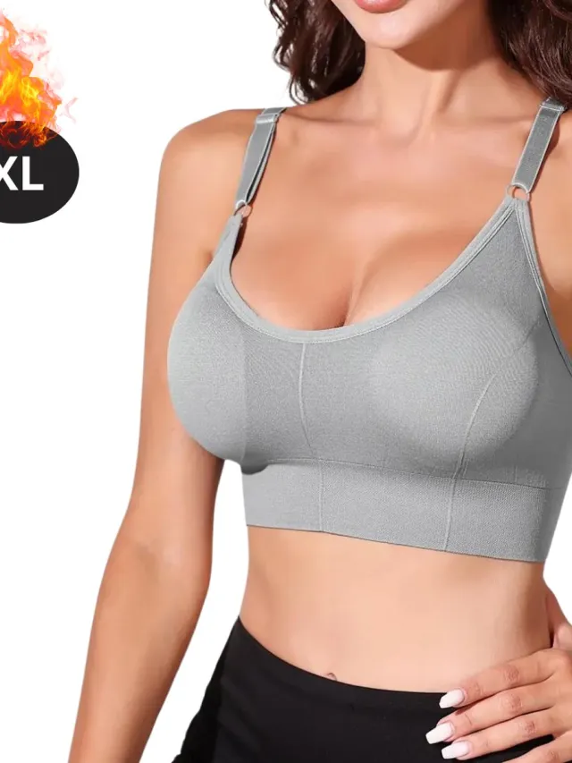 Nivard BH Zonder Beugel - Zonder Bandjes - Push-up Bh's - Comfort Beha - Gemengd - Grijs