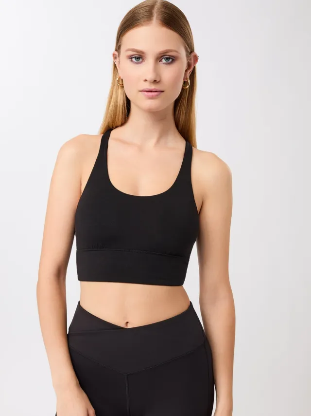 mandala dames vegan Sportbeha New Studio Zwart