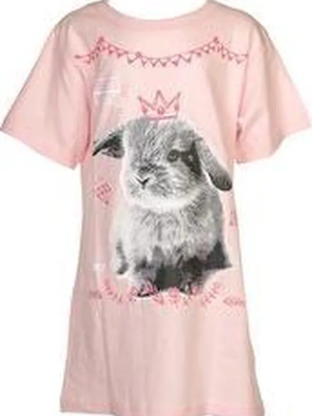 Fun2Wear Bigshirt Rabbit roze