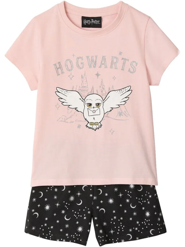 vertbaudet Pyjamashort meisje HARRY POTTER antraciet