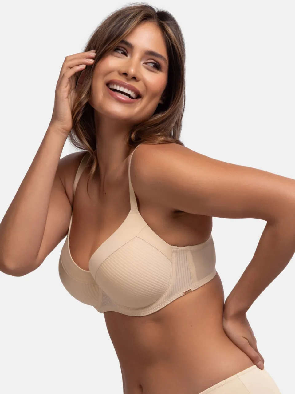 Dorina Carmen voorgevormde beugelbh beige, foto 4