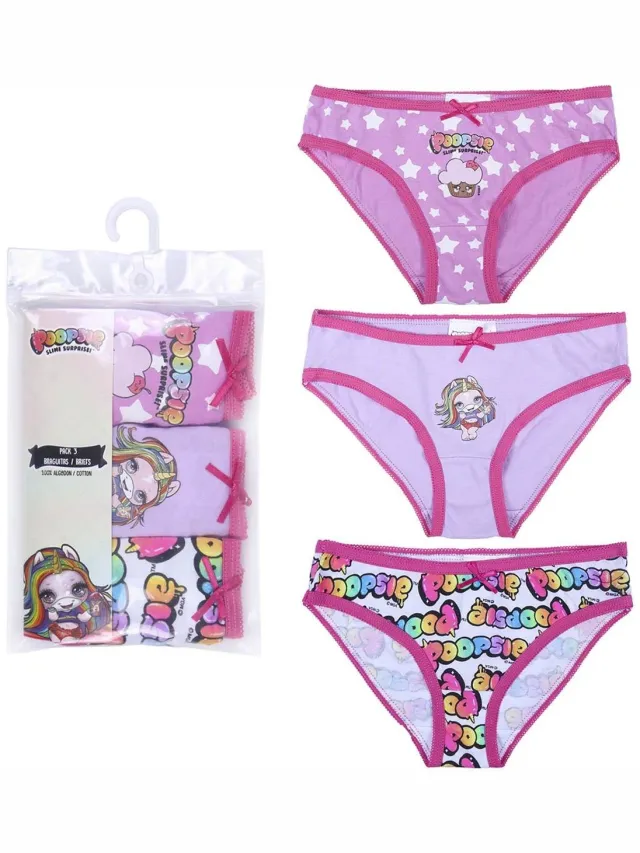 Poopsie Slime Surprise! Poopsie - Ondergoed - Onderbroekjes - 3 pack Multi colour