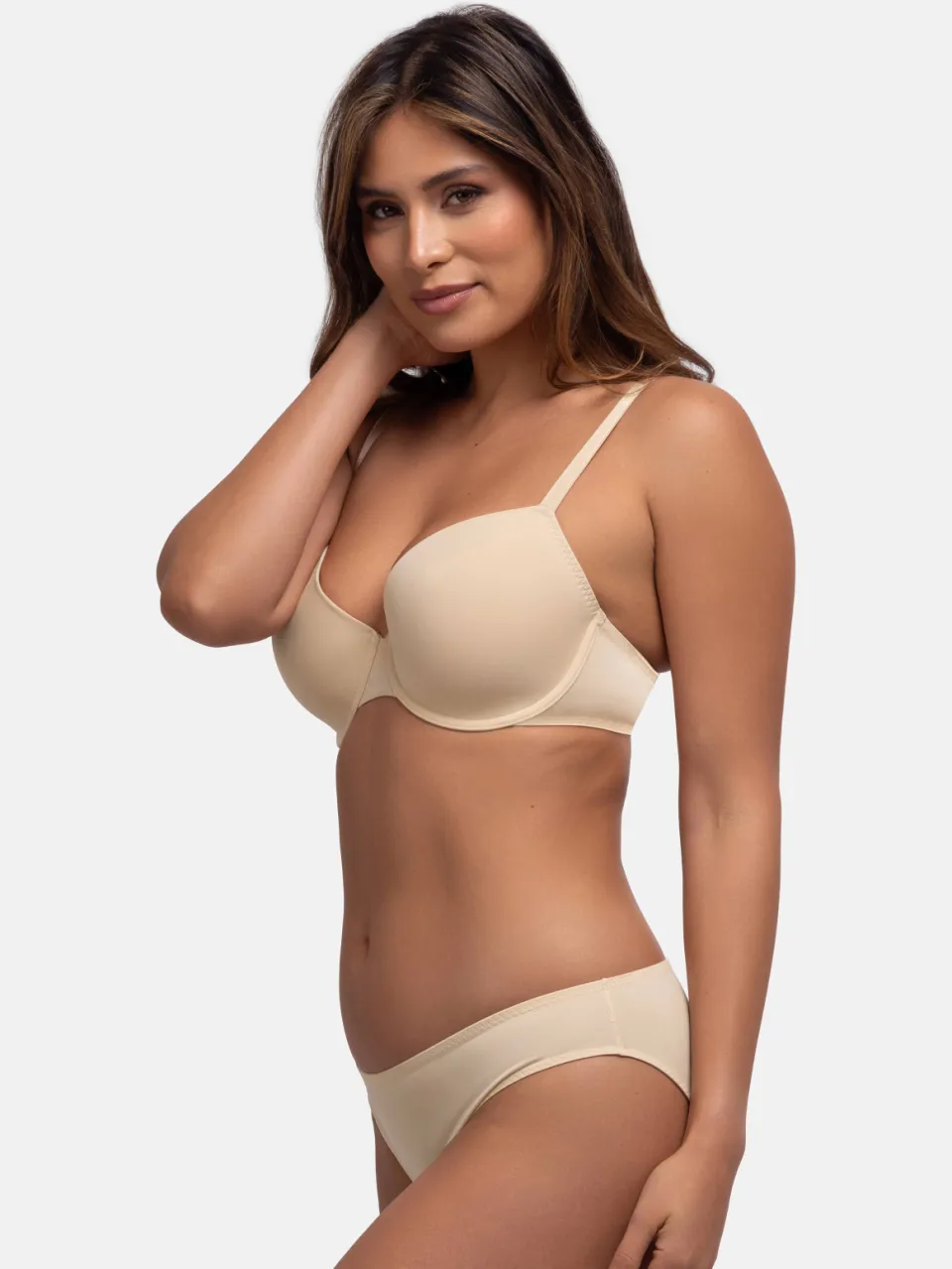 Dorina Louise voorgevormde beugelbh zwart/beige, foto 6