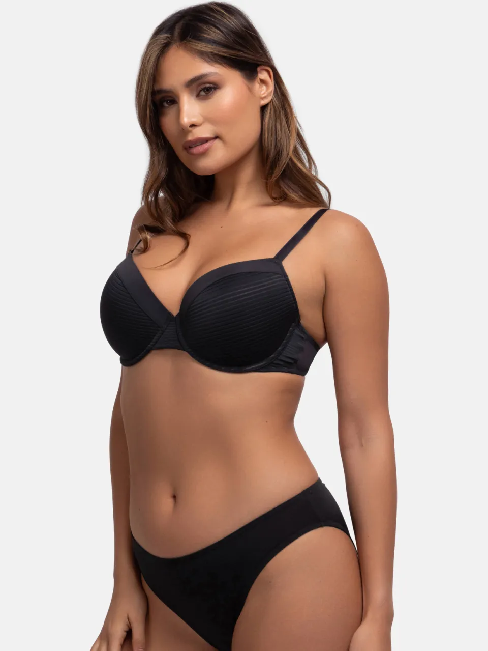 Dorina Louise voorgevormde beugelbh zwart/beige, foto 3