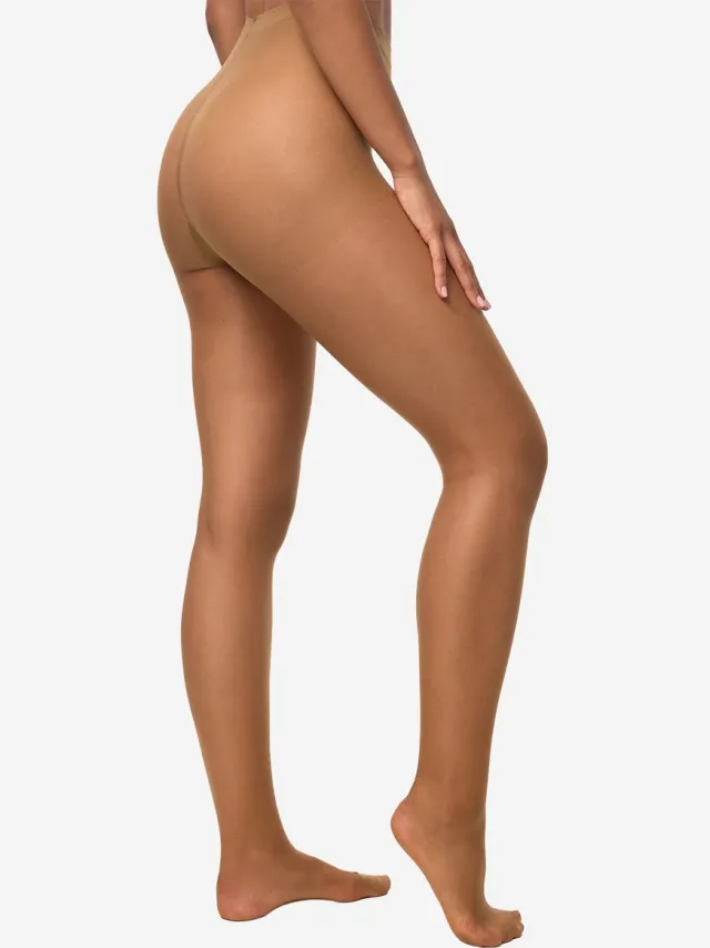 nur die Zijden fijne panty Brons