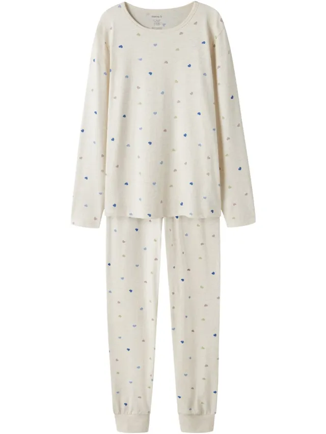 NAME IT Pyjama Biologisch katoen Peyote Melange