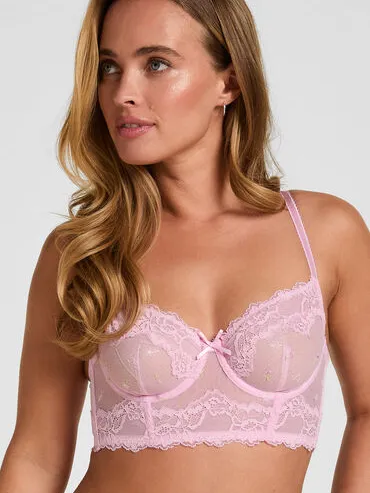 Hunkemöller Niet-Voorgevormde Beugel Longline Bh Camellia Roze