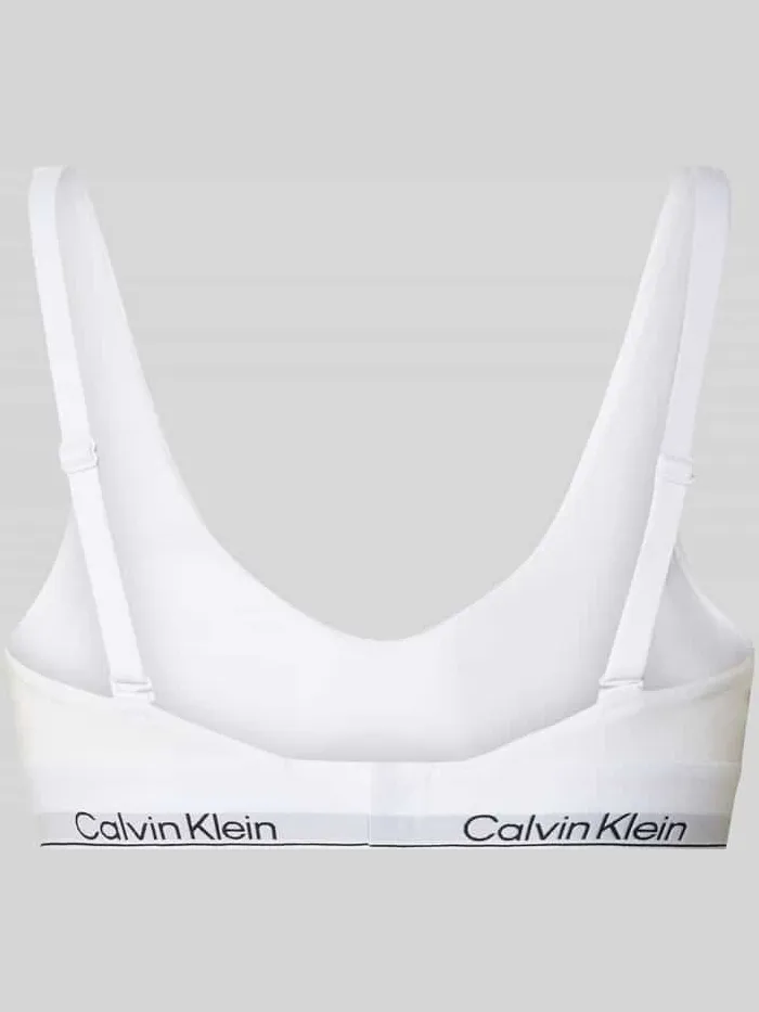 Calvin Klein Bralette met logostitching wit, foto 2