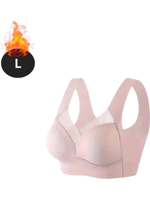 Nivard BH Zonder Beugel - Zonder Bandjes - Push-up Bh's - Comfort Beha - Comfortabel - Sterk - Dames - Roze
