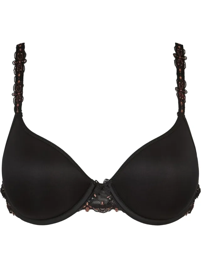 Chantelle Champs Elysée Voorgevormde BH Dazzling Black - Zwart/Roze