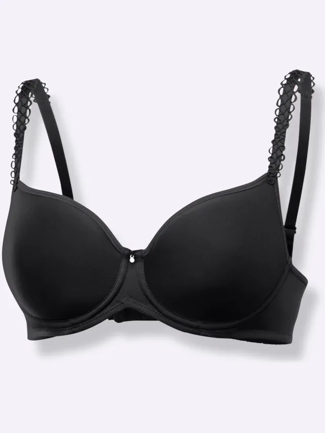 Viania t-shirtbeha met beugel zwart, foto 2