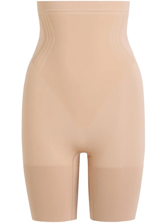 SPANX SPANXsculpt™ GoFigure seamless sterk corrigerende short High Waist Mid Thigh lichtbeige, foto 2