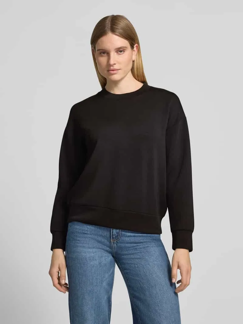 Marc O'Polo Regular fit shirt met lange mouwen van pyjama met verlaagde schouders Zwart