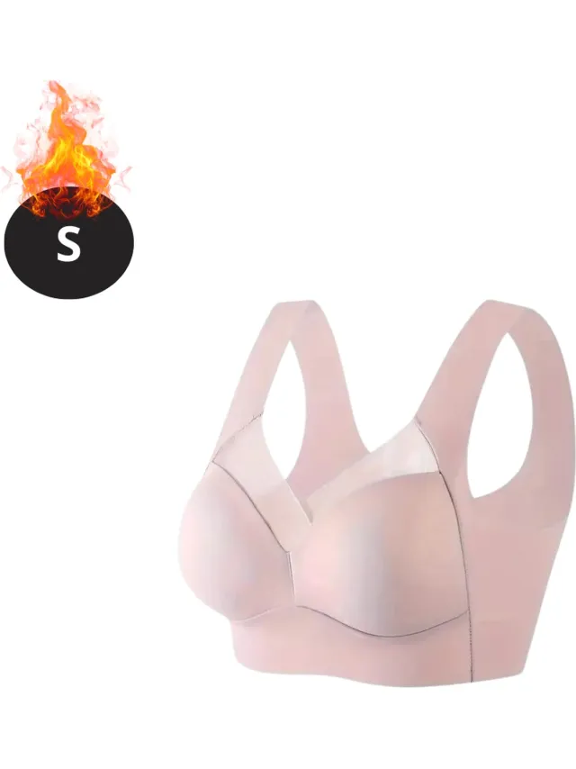 Nivard BH Zonder Beugel - Zonder Bandjes - Push-up Bh's - Comfort Beha - Comfortabel - Sterk - Dames - Roze